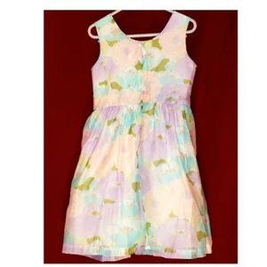 GYMBOREE - Girls Pastel Colored Sleeveless Party Dress Size 5